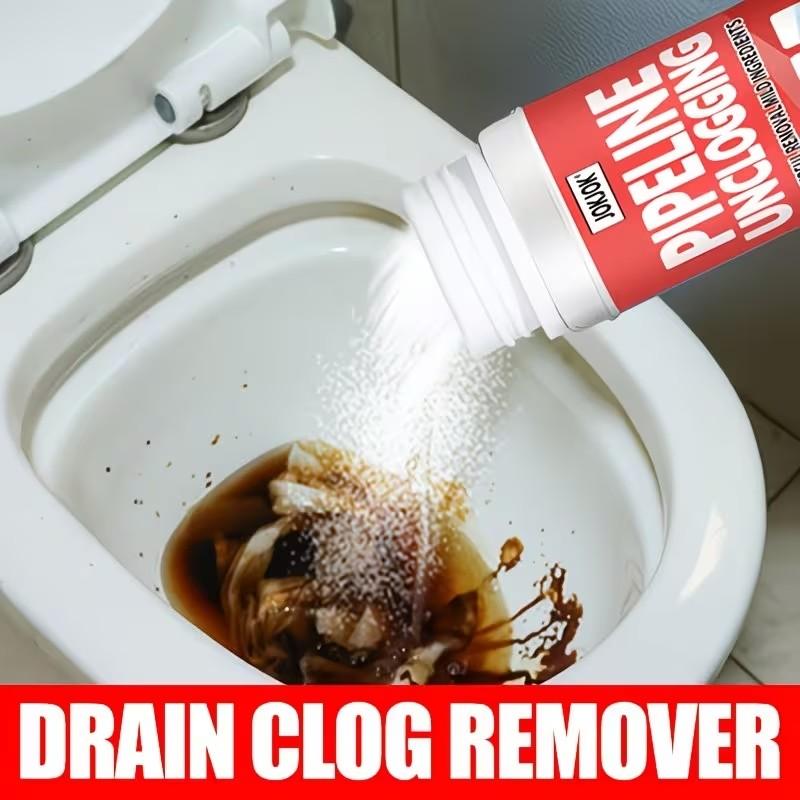 Drain Pipe Cleaning Set, Powerful Unclogging Solution, Safe Formula for Toilets, Bathrooms and Kitchens, Quick Blockage Removal, Drain Cleaner Powder