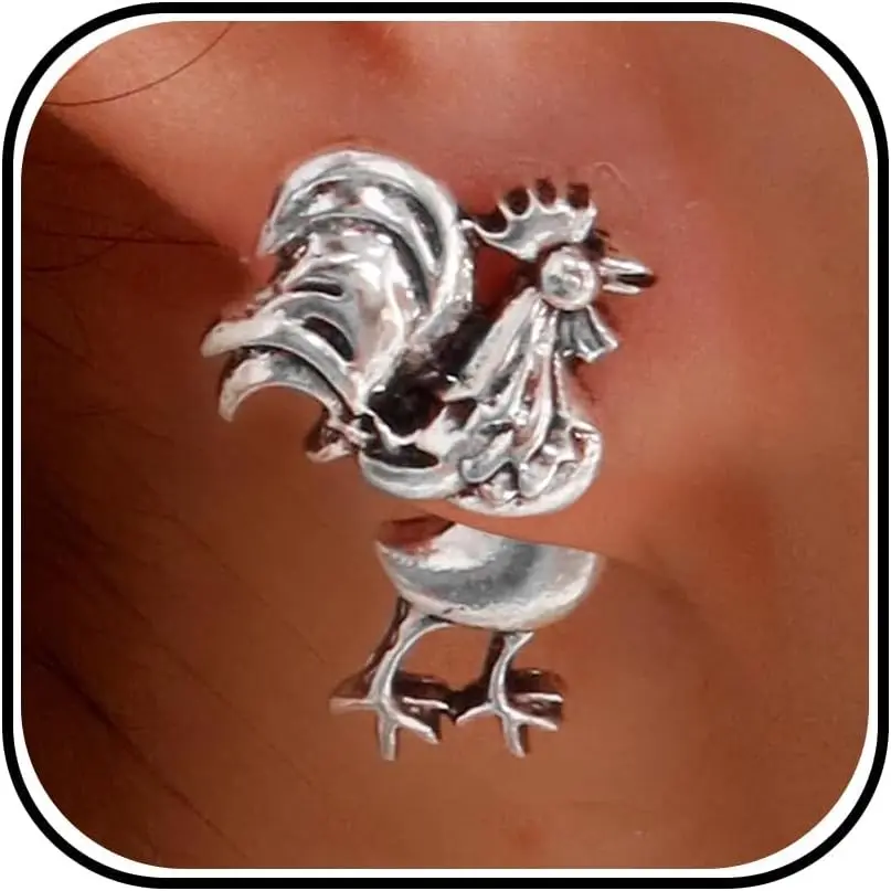 T2：chiken earrings