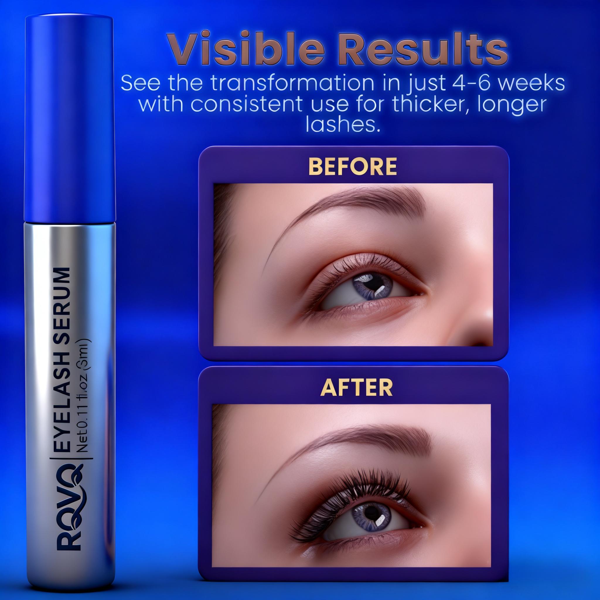 Lash Essence Liquid, Quick-Acting, Long-Lasting, Natural Ingredients, Enhances Lashes & Brows, Daily Use, Safe & Effective, Gift for Women