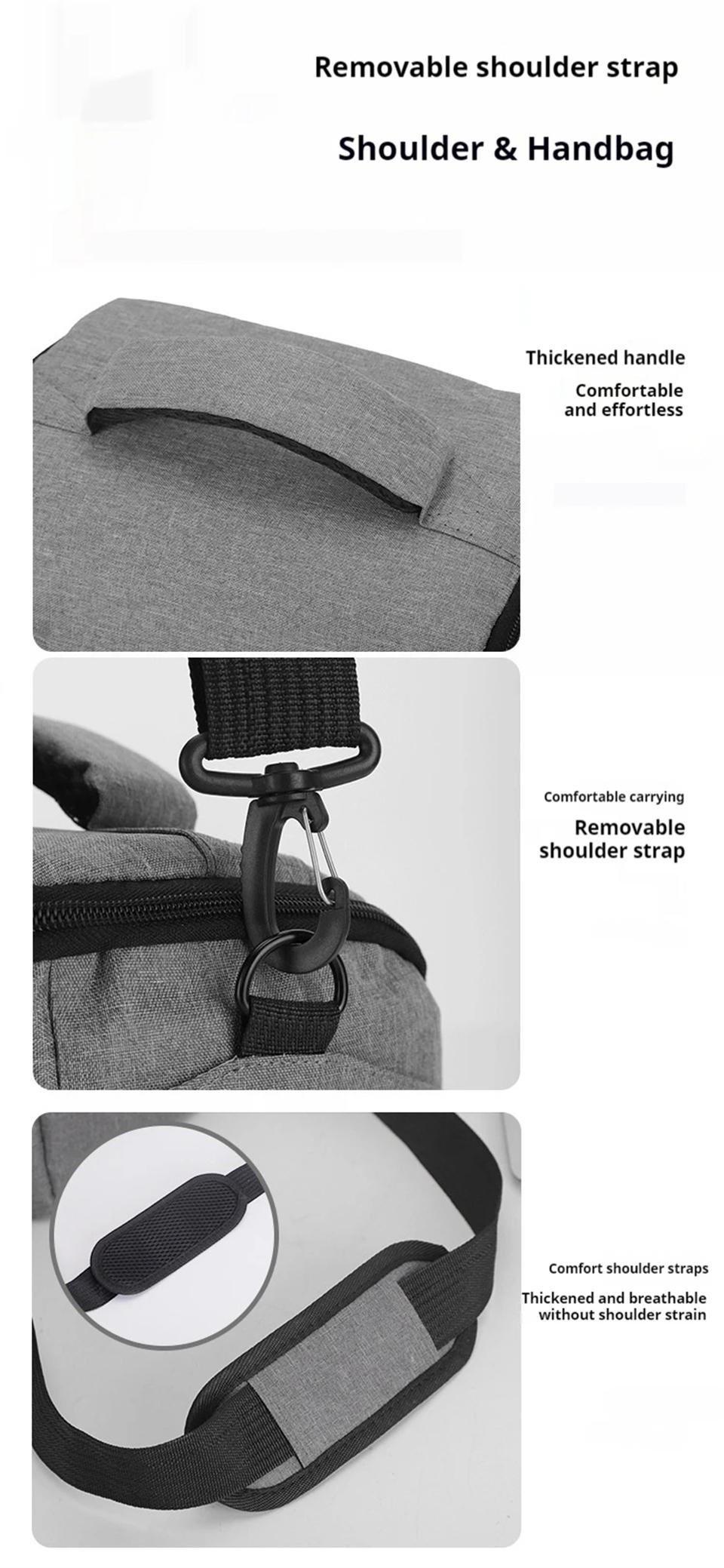 DSLR Bag Handbags Nylon Shoulder Bag Camera Case Portable Photographer for Sony Nikon Canon Panasonic Equipment Crossbody bag