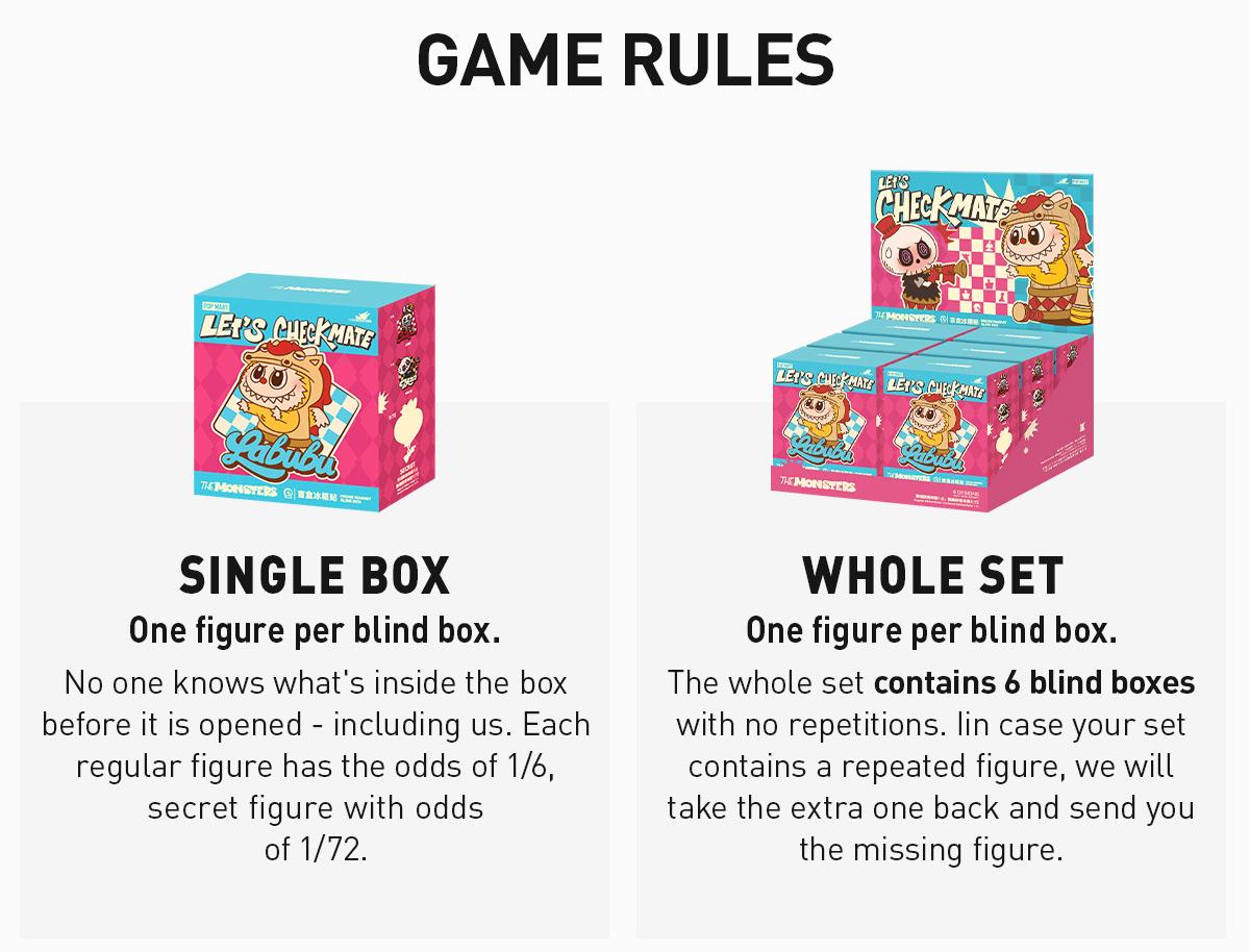 THE MONSTERS Let's Checkmate Series-Fridge Magnet Blind Box