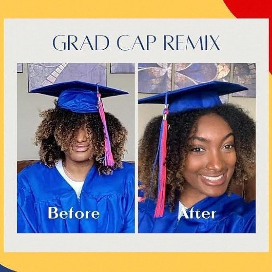 2026 New Original Graduation Cap Headband, Secure Cap & Keep Natural Hair, Ideal for Doctoral/graduate Commencement, Perfect Graduation Gift