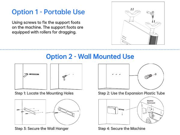 Electric Space Heater for Bedroom 1500W, 120° Vertical Oscillation, Adjustable Thermostat, Remote Control, 24H Timer, Easy-Mount Heater for Indoor Use, Works with Alexa,listen to music Ambient Light，Smart