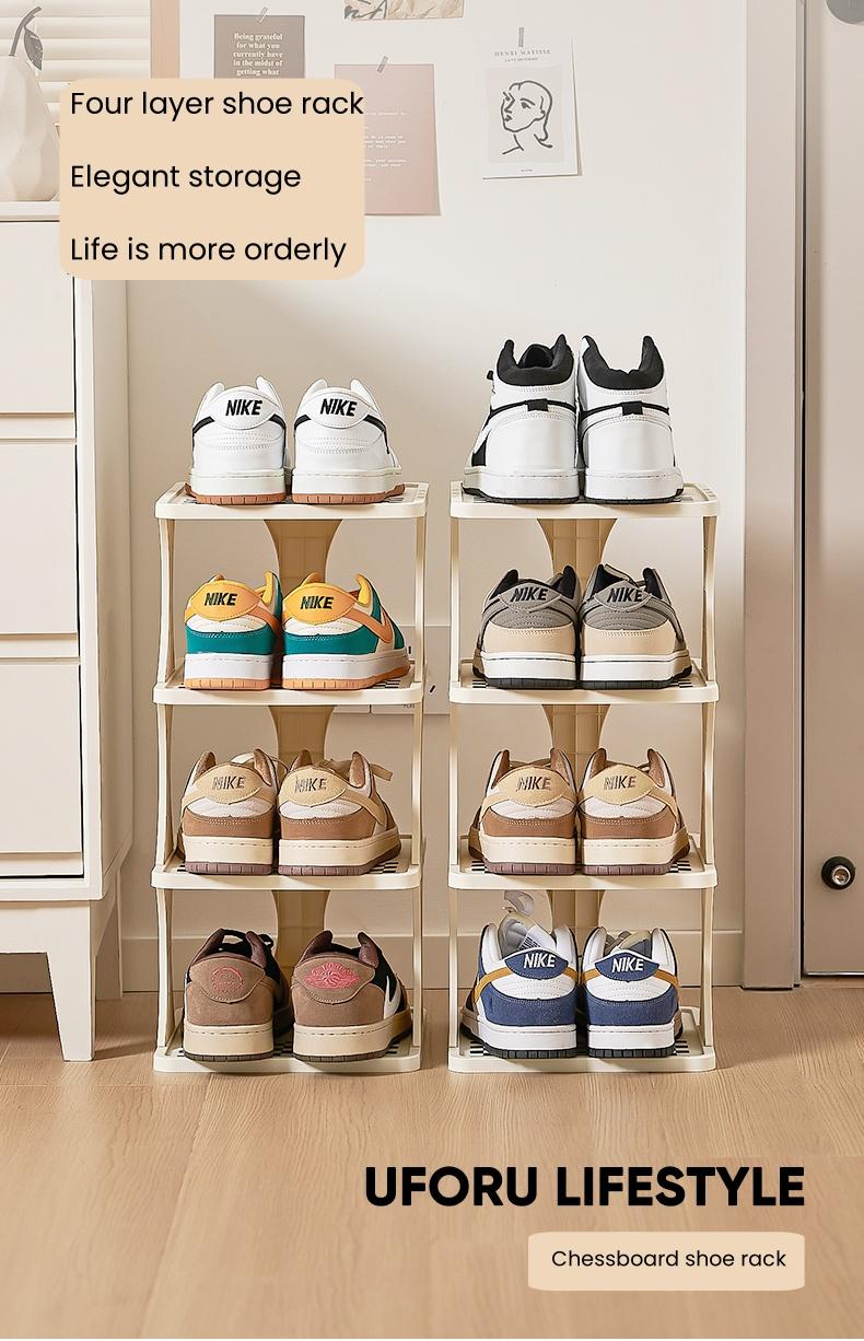 Foldable Shoe Rack, Collapsible Shoe Rack, 6/9-Tier Folding Shoe Rack, Shoe Organizer, Collapsible Shoe Storage, Shoe Tower, Corner Shoe Rack, Vertical Shoe Rack