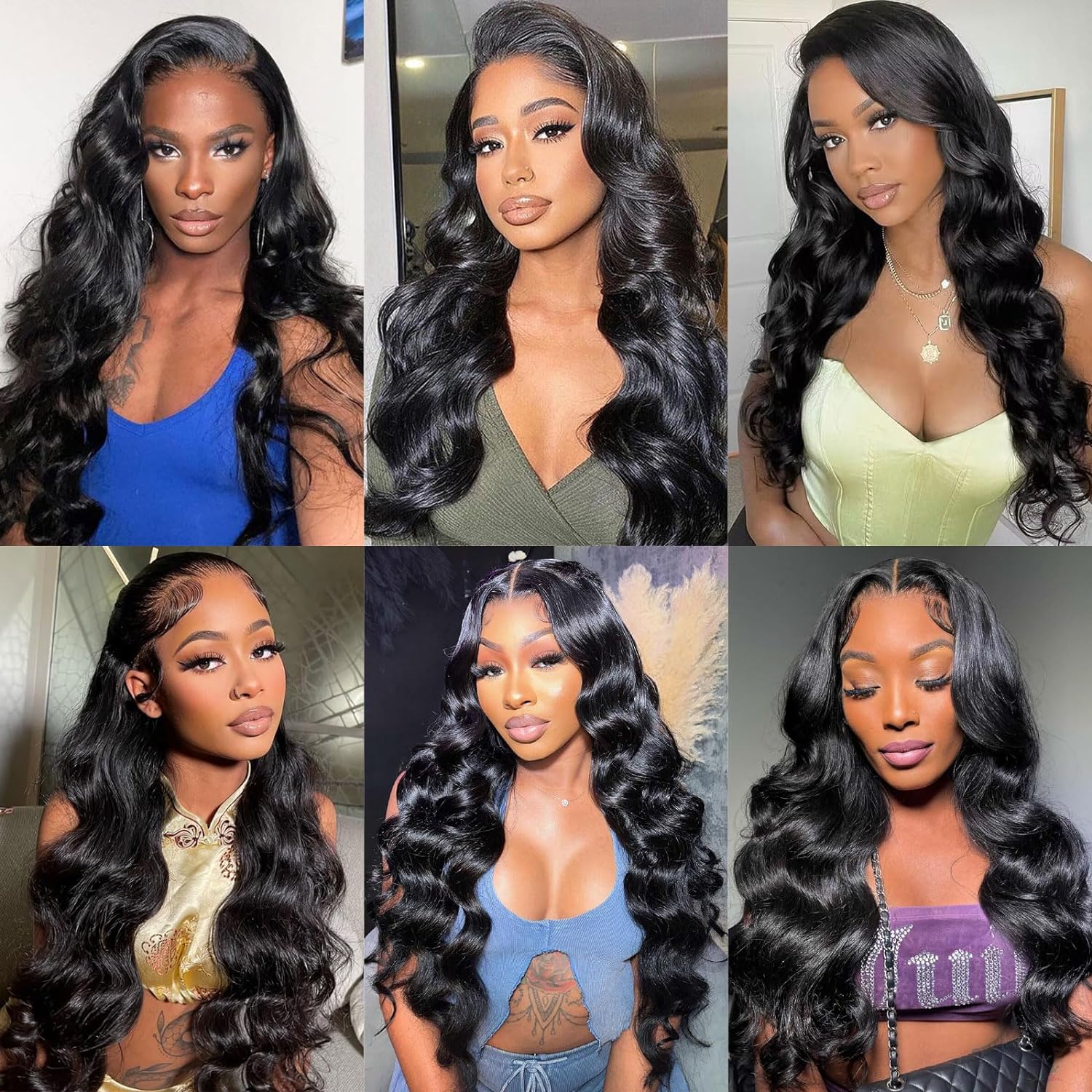 5x5 6x4 glueless wigs body wave Lace Closure wigs Human Hair HD Lace Closure Wigs Human Hair Pre Cut Lace No Glue 180% Density Bling Hair Princess TikTokShopBlackFriday