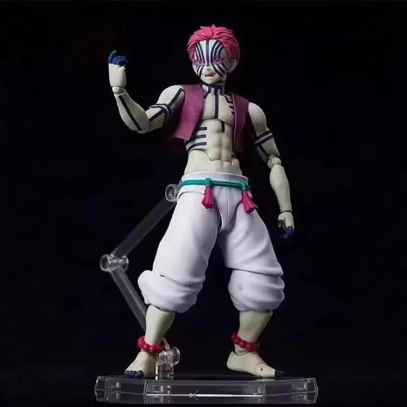 15cm Akaza Action Figure Demon Slayer Upper Moon Three Posable Joints Battle Gk Model Collectible Figurine Gift For Anime Fans Popular toys 2026 Hot selling toys