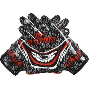 Youth American Football Receiver Gloves for Adult Men Women and Boys with Super Sticky Silicone Grip Palms Ultimate Performance Boosters