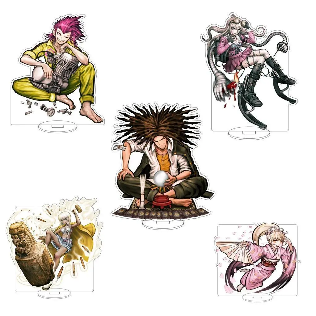 2026 New hot item 16CM Anime Danganronpa‌‌‌ Kirigiri Kyōko Maizono Sayaka Naegi Makoto Kazuichi Soda Cos Acrylic Figure Stand Gifts Ornaments