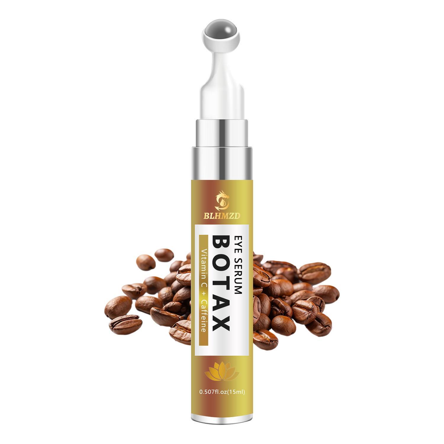 Botax Essence Serum 2pcs, 1% Hyaluronic Acid + Caffeine Extract, Suitable for Eye Corners and Skin, Tightening Non-Dry, Eye Bag Remover, Summer Unisex, 15ML X 2, Firm Eye Serum