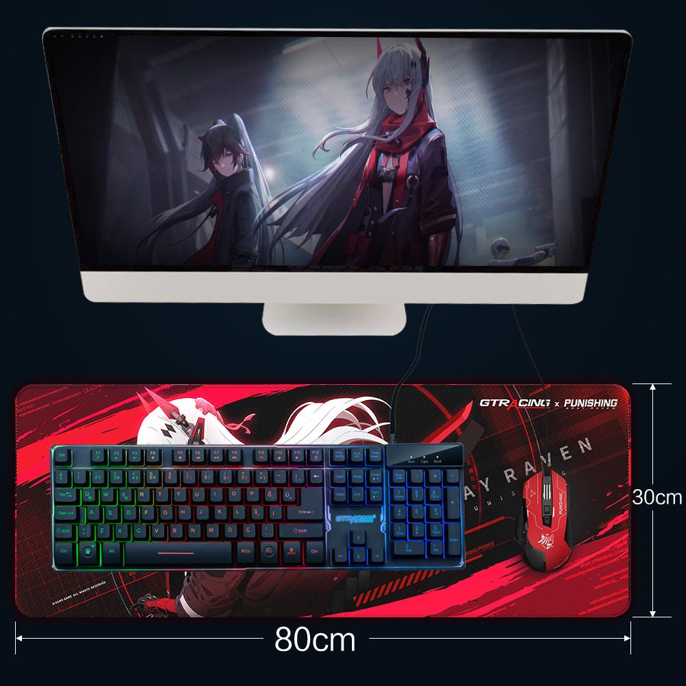 GTRACING X PUNISHING: GRAY RAVEN Series Gaming Mouse Pad