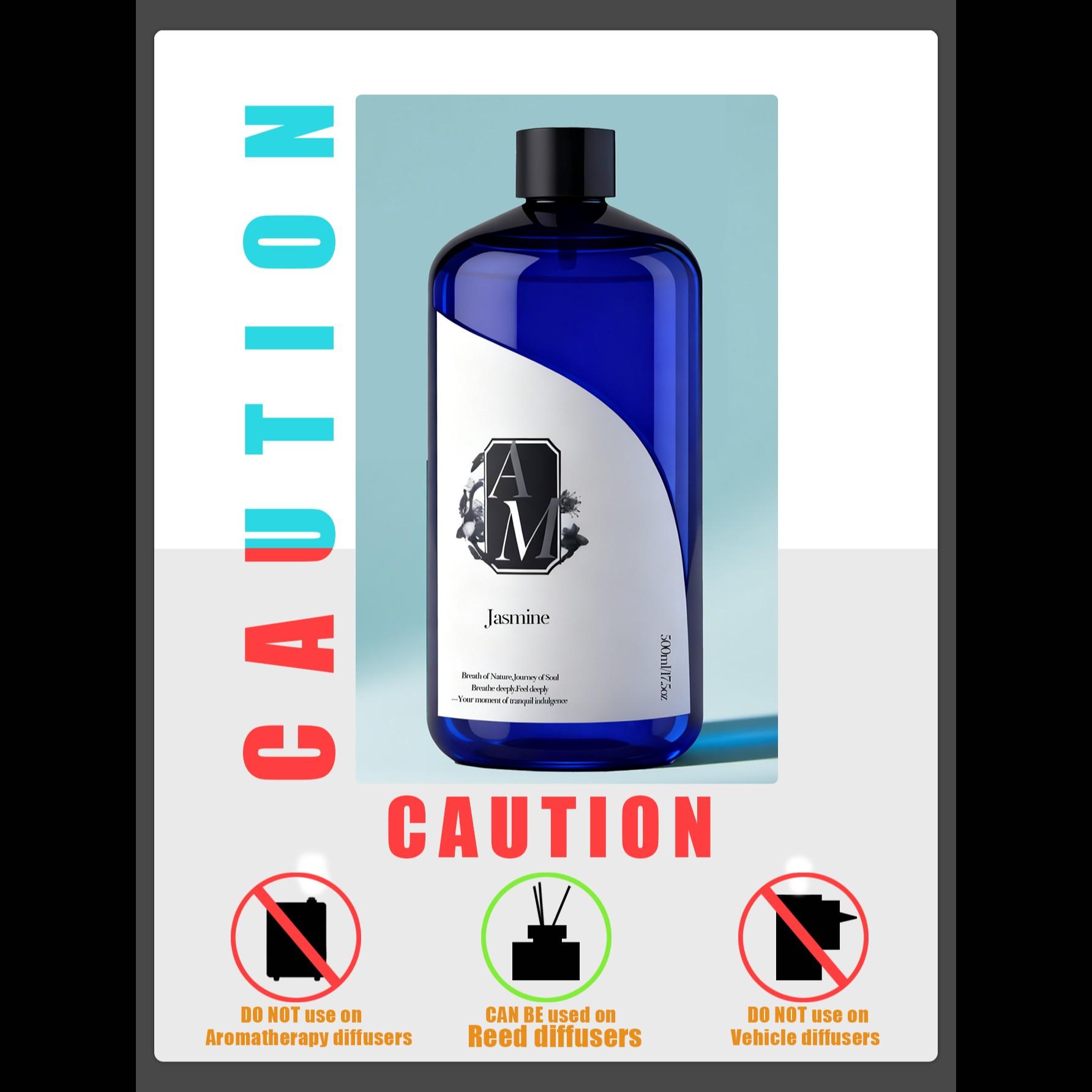 Shangri-La Scented 500ML Water-Based Aromatherapy Essential Oil, Reed Diffuser Refill Liquid, Home Indoor Air Freshener, Spa Therapy