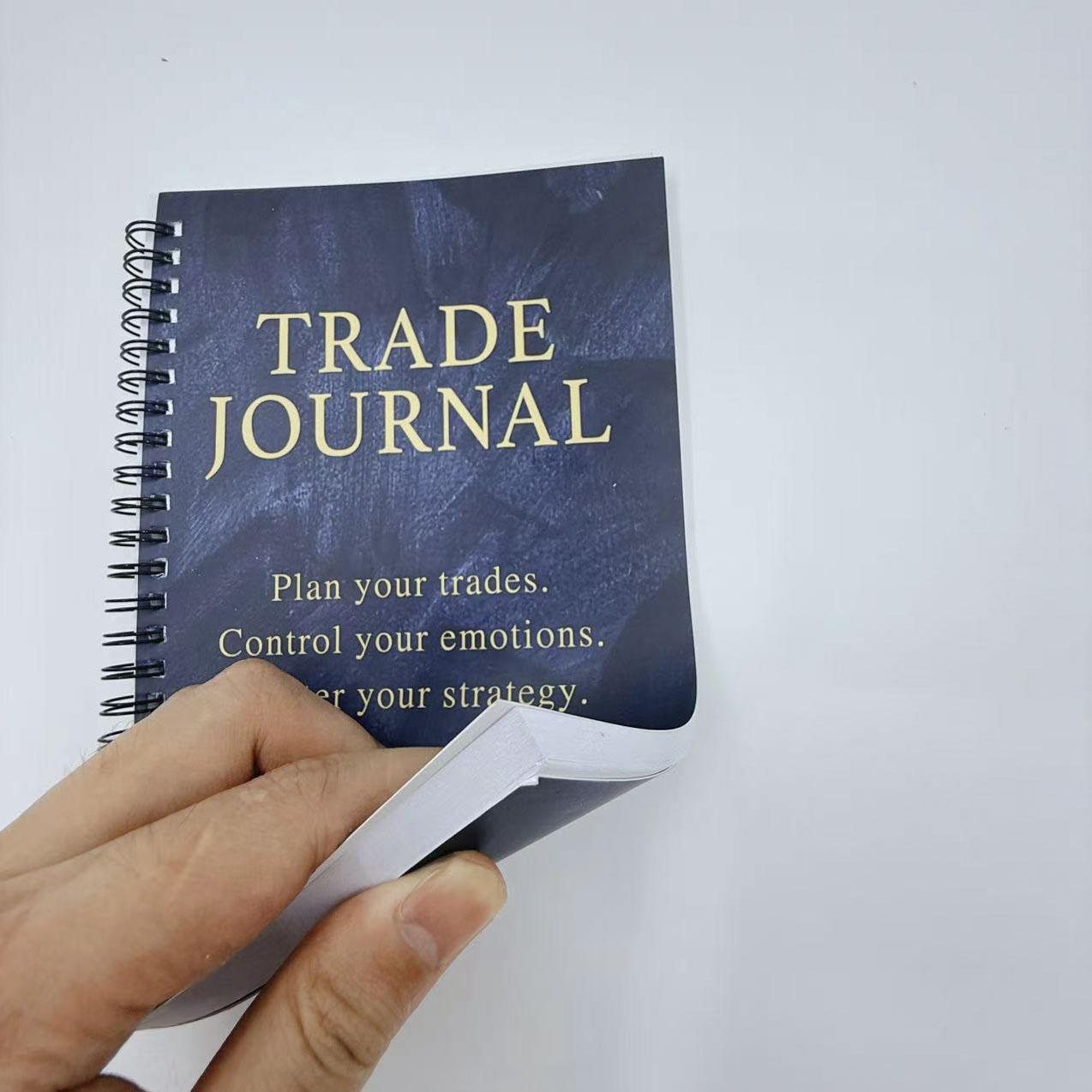 Professional Trading Journal for Traders, Comprehensive Log & Plan for Cryptocurrency Stocks Forex Options, Daily Trade Tracking Book, Finance Checklist Organizer