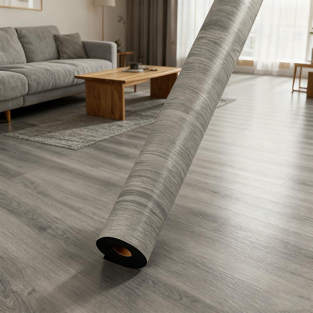 2/5 roll vintage luxury flooring, Vinyl Floor Tiles - heavy-duty thickness, peel and reel, suitable for homes, offices, large coverage area (40cm x 300cm), floor covering - vinyl - luxury finish, Self Adhesive Textured, Peel and Stick Flooring