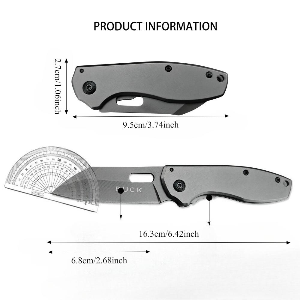 Best-Selling DA103 Pocket Folding Knife: 5Cr13Mov Steel Blade, 420 Steel Handle Survival, Hiking, and Mountaineering Cutting Tool Gift-Worthy Pocket Knife for Camping and Outdoor Knife