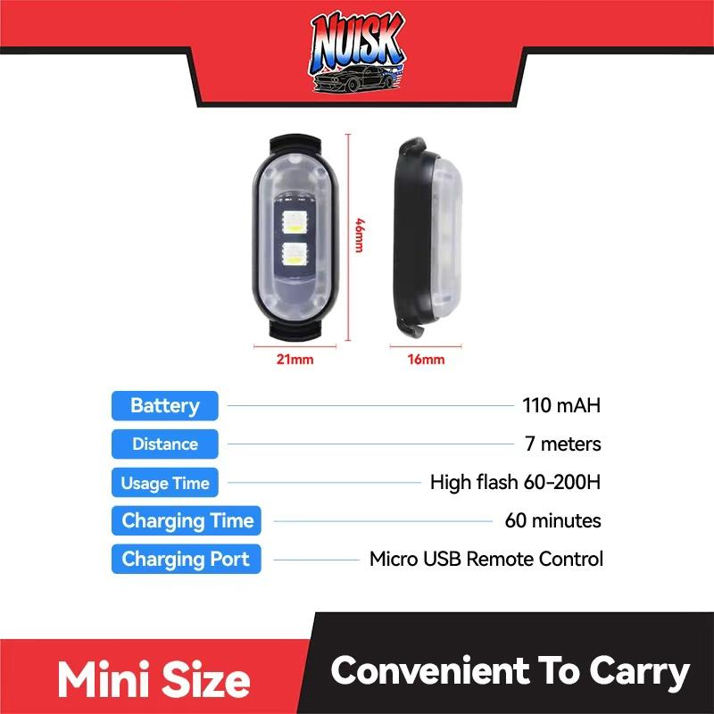 Car motor LED RGB Lights Super Bright RGB Flashing Light Wireless Remote 10 Modes IP65 Waterproof Car Motorcycle LED Light