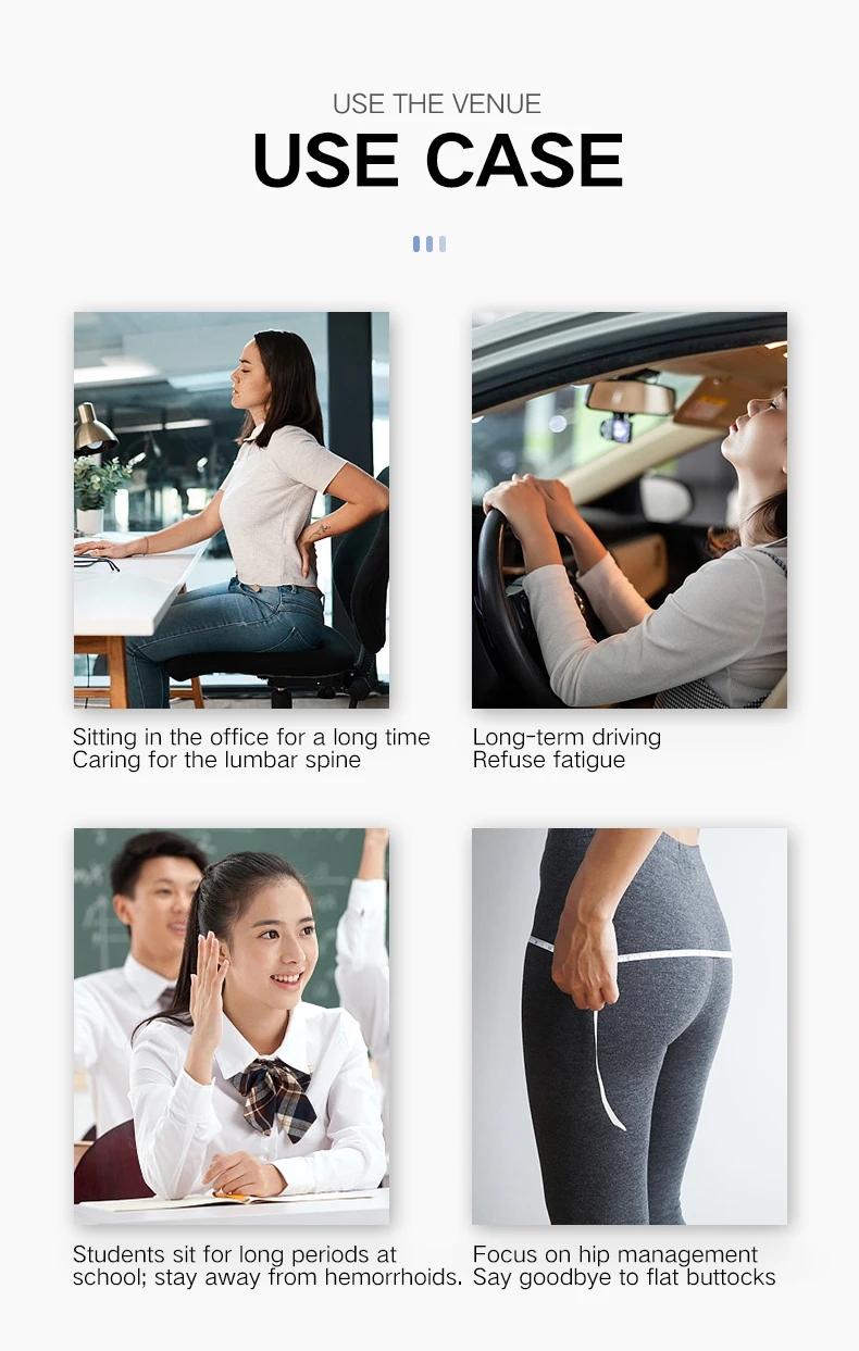 Large Gel Seat Cushion, Ergonomic Honeycomb Design, Thick Dual-Layer Gel Pad for Back Pain Relief, Suitable for Car, Office, Home, Wheelchair, Chair