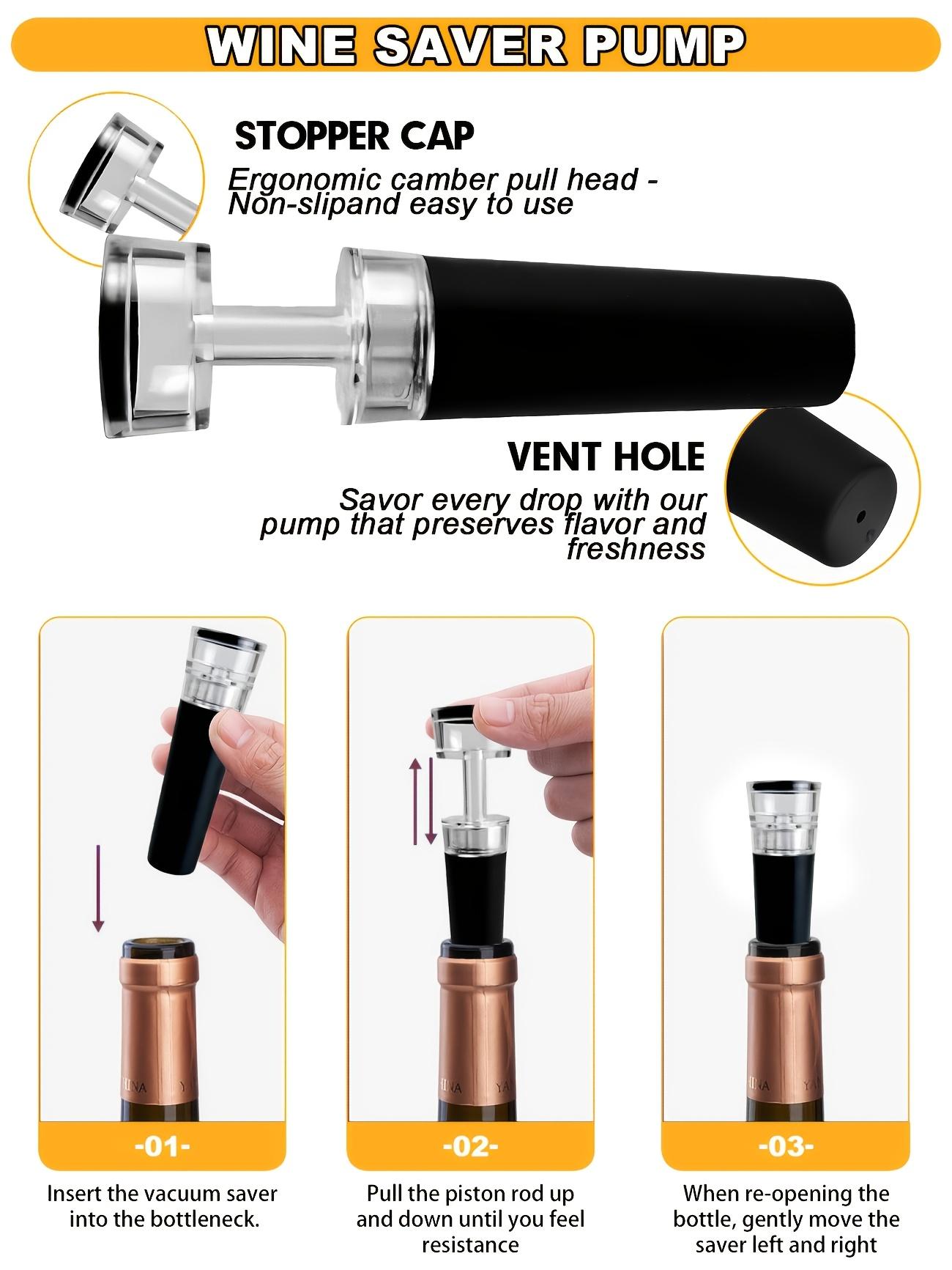 Wing Corkscrew 4Pcs Set Multifunctional Wine Beer Bottle Opener Stainless Steel Kitchen Bar Gadget