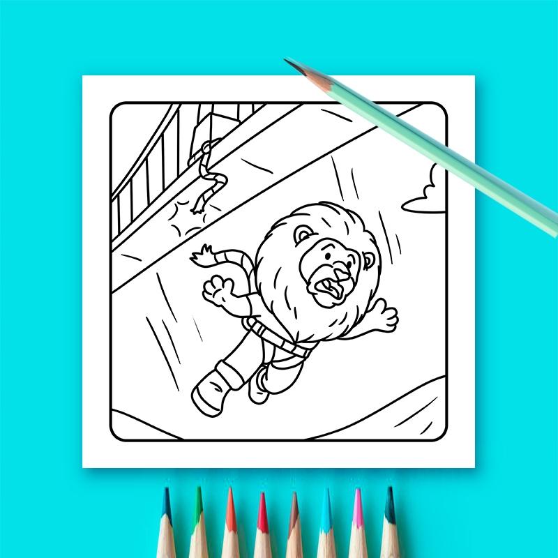 Crime Scene Coloring Book, 20 Fun Crime Mystery Pages, Creative Relaxation Sketchbook for Friends Gatherings, Vibrant Illustrations for Stress Relief