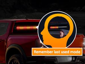 Nilight 144LED Traffic Advisor Strobe Light Bar with Controller Amber Red Lights Hazard Interior Front/Rear Windshield Flashing Light for Cars Plow Trucks Construction Vehicles