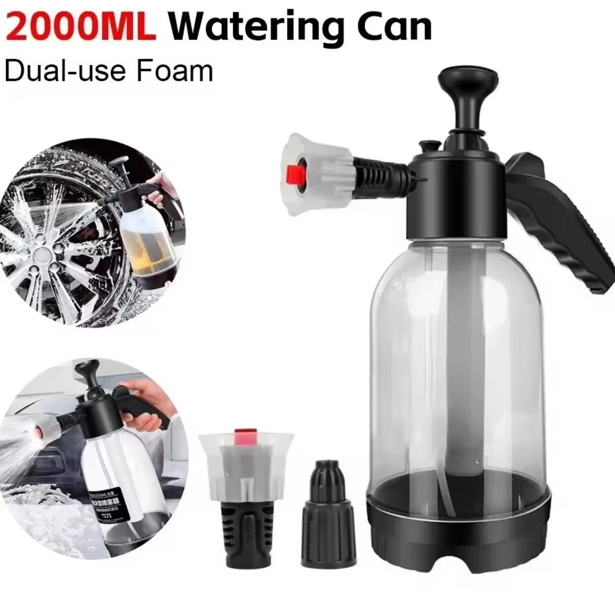 2-in-1 High-Pressure Handheld Car Wash Foam Sprayer Lance, Reusable Compact Easy-Operation Tool with Powerful Foam, Durable Mister Bottle for Car Care & Home Garden Use, Reusable Foam Sprayer