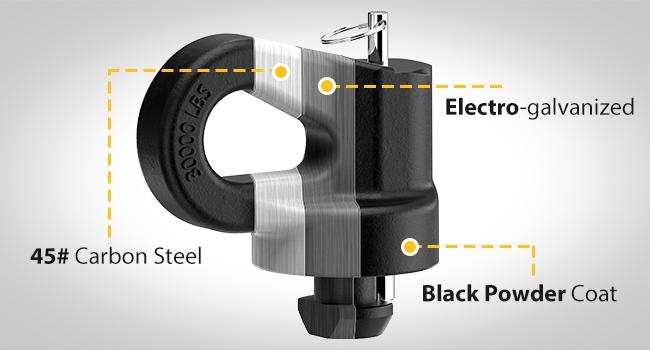 Nilight Puck System Gooseneck Hitch Kit (60692) with 2-5/16” Ball of 38000lbs GTW and Chain Anchor of 30000lbs GTW Fit for Chevrolet Silverado Sierra 2500 3500 HD Ford F250 F350 F450 Nissan Titan XD tire flip machine Wireless Tire  Vehicle Parts