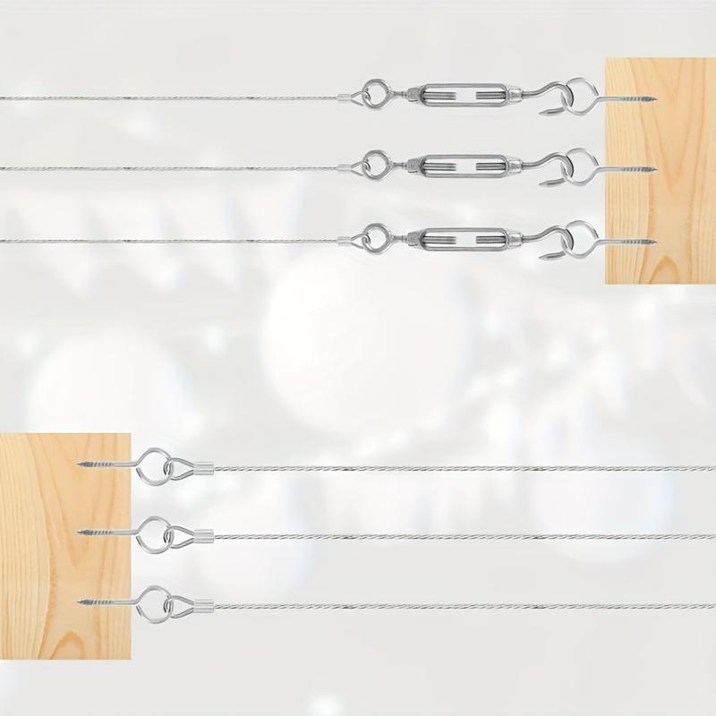 Heavy Duty PVC Coated 304 Stainless Steel Cable Wire Rope – Garden Railing Fence Roll Kit for Outdoor Use,Durable,Weather Resistant,Strong and Flexible Wire for Tent Rope,DIY Projects,Clothesline,Plant Support,and General Utility Use