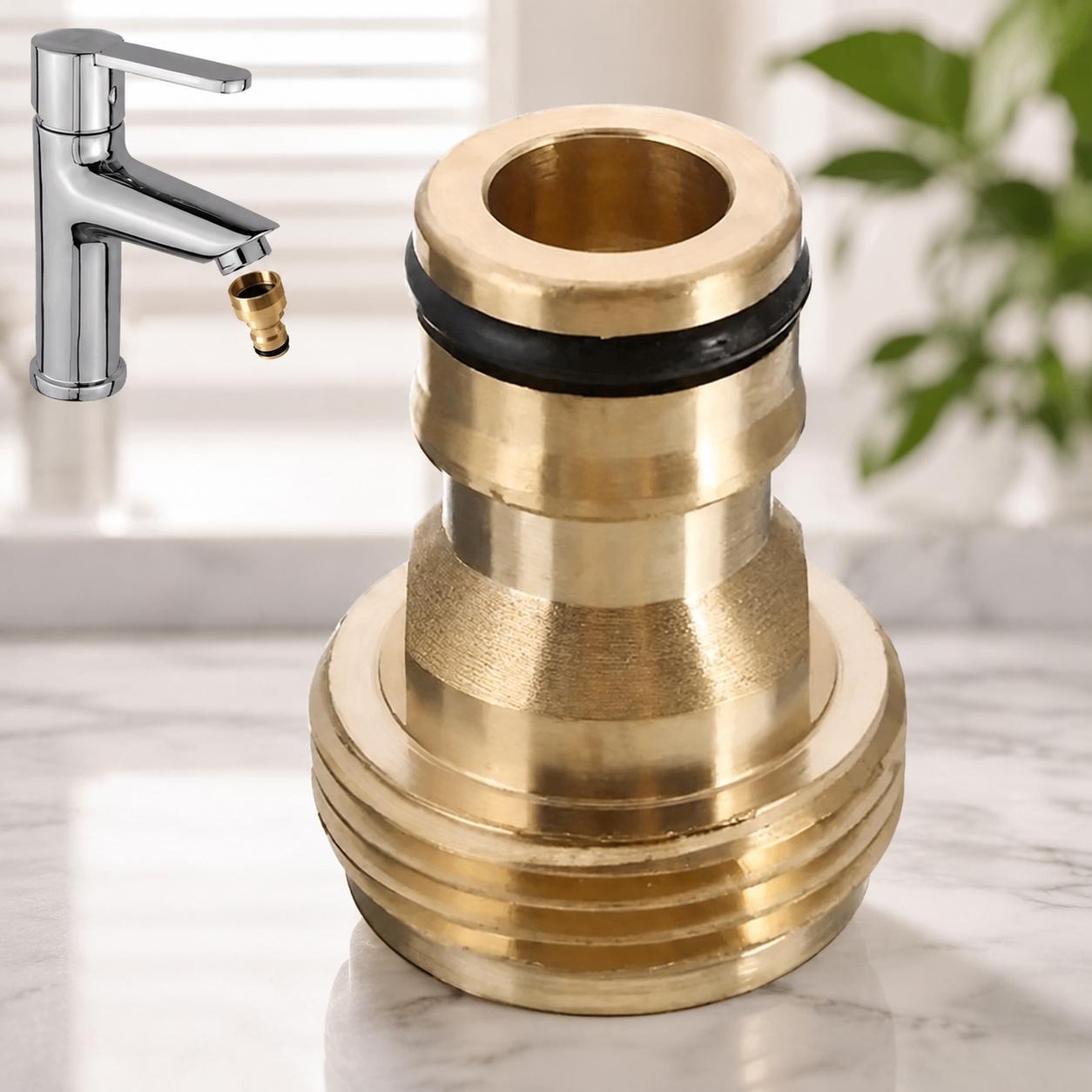 High-Efficiency Universal Water Pipe Connector Adapter - Leak-Proof Design for Safe Connection & Improved Water Flow, Easy DIY Repair & Installation, Must-Have Kitchen Bathroom Home Fitting, Eco-Friendly Durable Upgrade for Water Hygiene