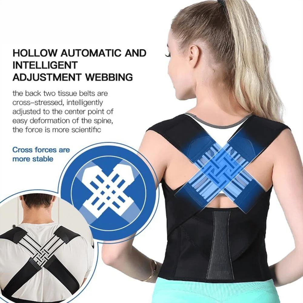 Adjustable Shoulder Posture Brace, Back Straightener Posture, Used for Middle and Upper Spine