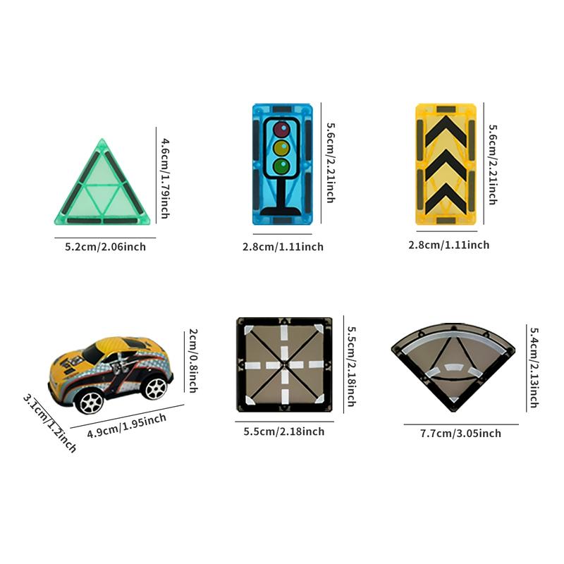 Creative Magnetic Track Building Blocks, Magnetic Construction Set ...
