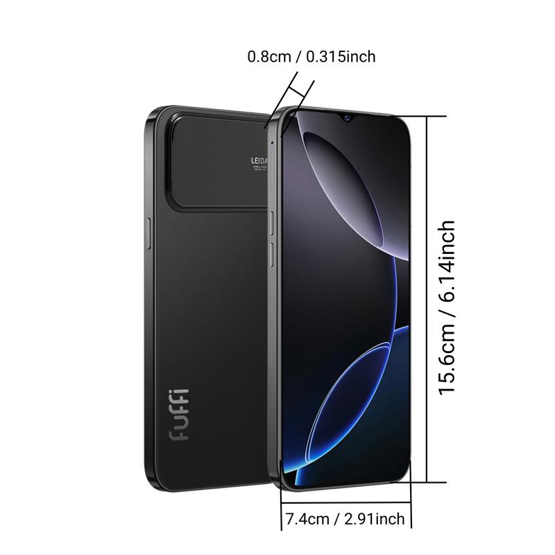 FUFFi-M17 Pro Android Smartphone, 128GB ROM 4GB RAM, Octa-Core Processor, 4G Network, 6.3 Inch Display, Dual Sim, Fashionable Design Cellphone