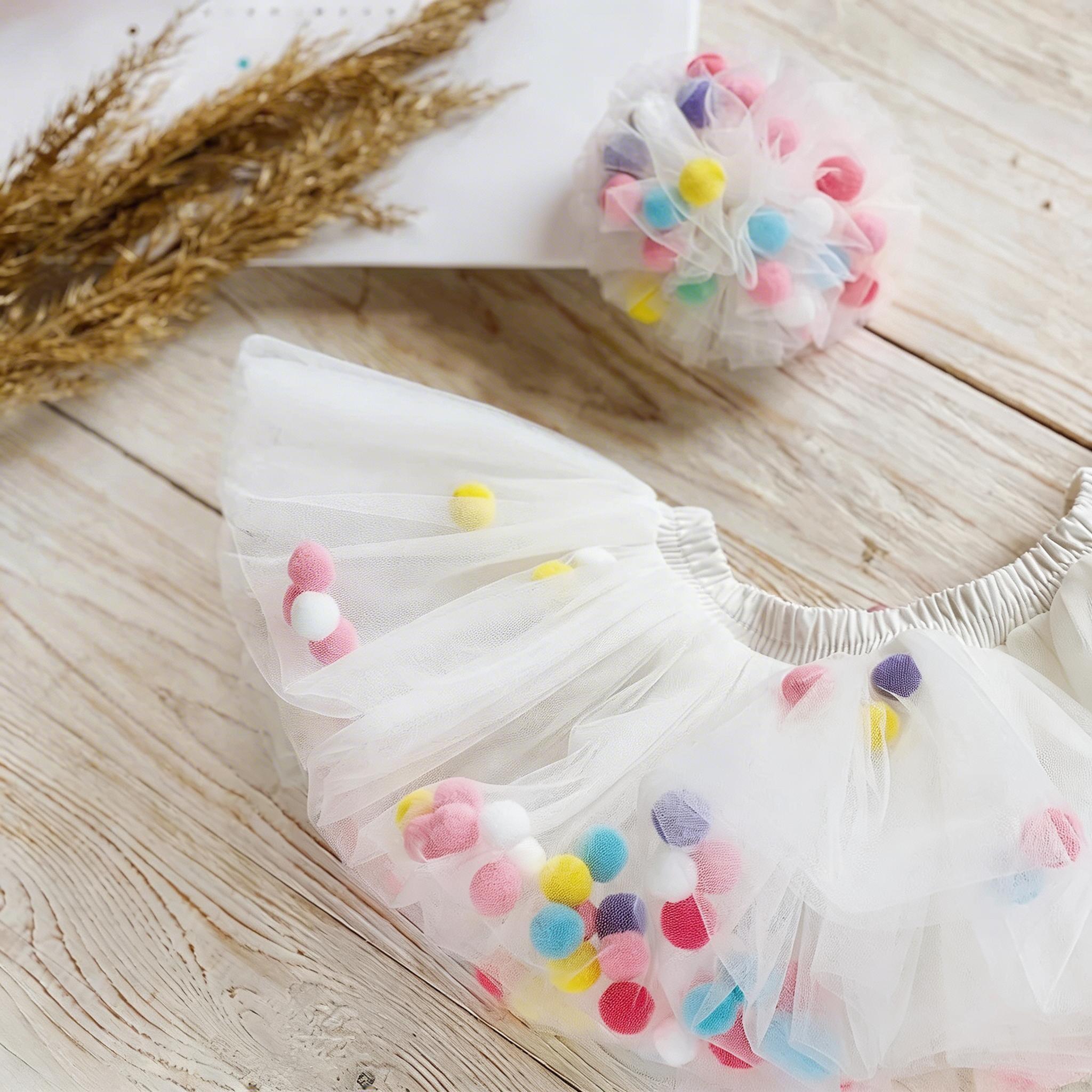 Newborn Photography Princess Dress Set, Cute Multicolor Puffy Skirt, Baby Photo Shoot Costume, Doll Dress, Studio Shooting Clothing