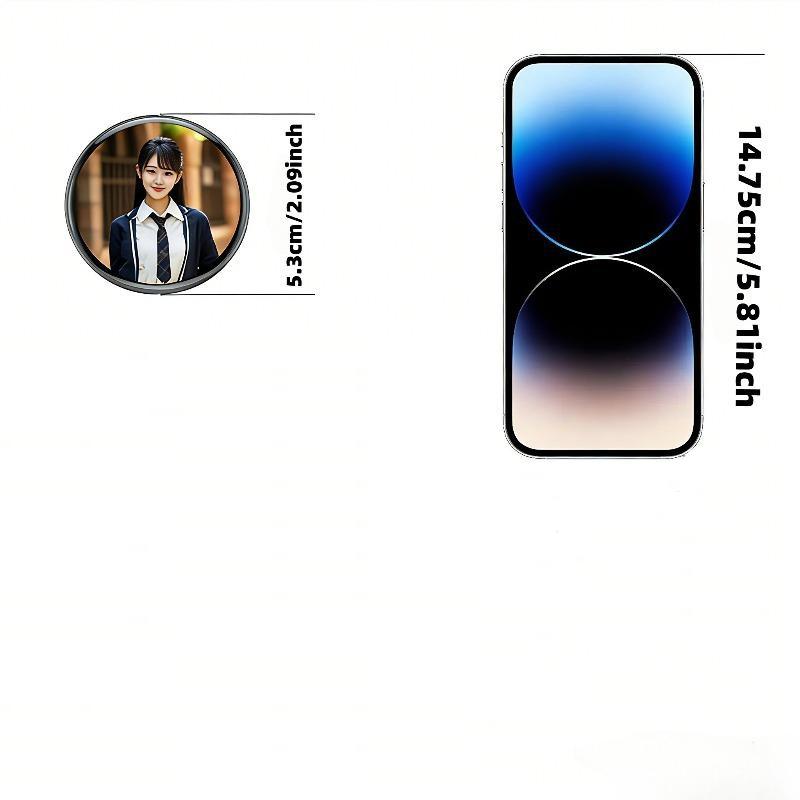 Cyber Electronic Bar Smart Network Badge 1.7-inch HD Screen Compact Anime Electronic Badge | Dynamic Display GIF/Video Badge Anime Theme