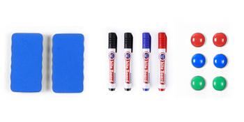 VOWNER Rolling Whiteboard, 40x24 inches Double-sided Magnetic Dry Erase Board on Wheels, with Aluminum Frame, Portable Presentation Board with Iron Stand for Office, Home, School, Black Classroom Supplies