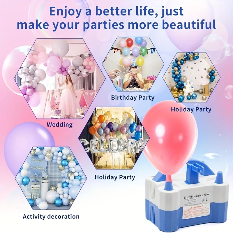 high-power electric balloon inflator balloon inflator double-hole automatic inflator inflatable ball machine wedding room balloon blowing weapon