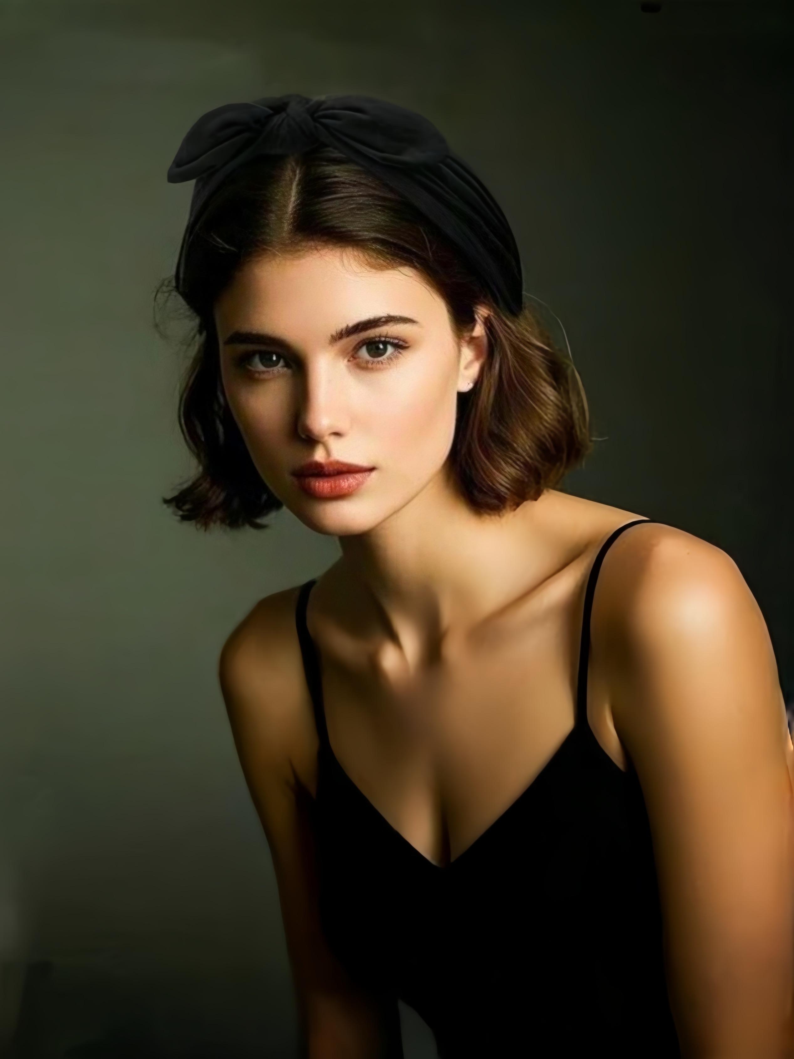 3pcs Women Bow Bunny Ear Headbands, Boho Style Extra Wide Cute Rabbit Ear Knotted Headwraps, Fall/winter Hair Accessories, Elastic Bow Hairbands