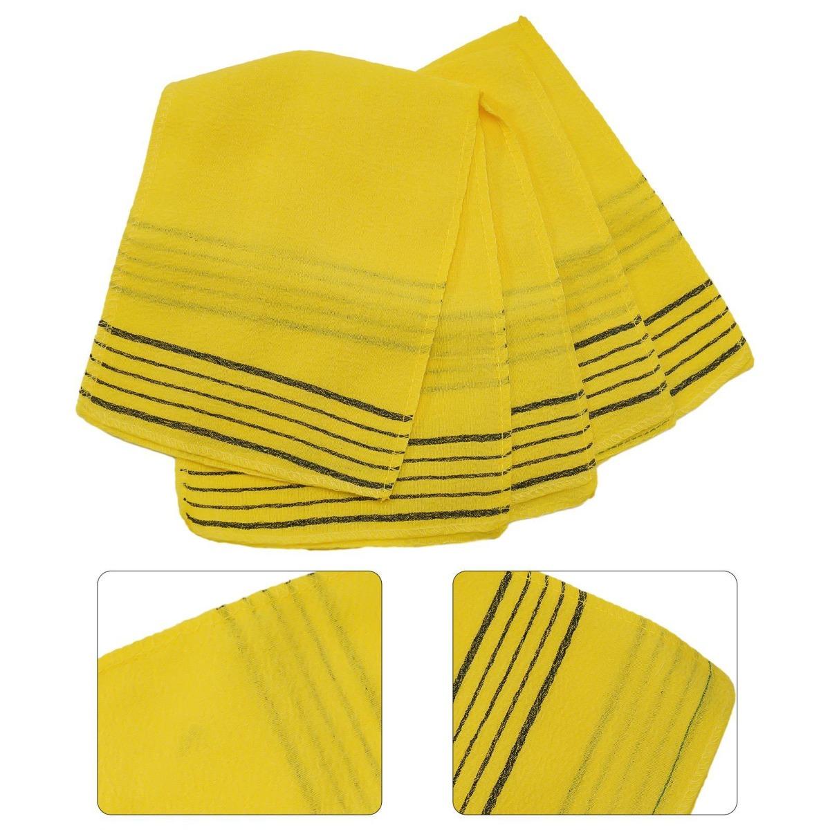 5PCS Korean Exfoliating Shower Gloves - Deep Cleaning Bath Mitts for Smooth Skin, Body Scrub (Personal Care for Camping & Hiking)