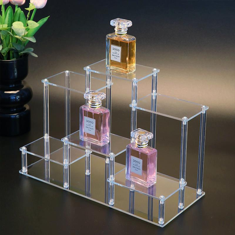 Acrylic transparent display rack multi-layer shelf display rack Display Risers Stand