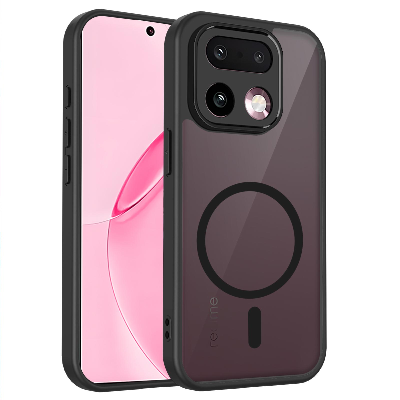 Realme 16 Pro Plus 5g Rmx5131 Case, Magsafe Wireless Charging, Silicone Bumper, Skin Feel Matte Back Cover Case, Anti-Drop Hard Shell Protector