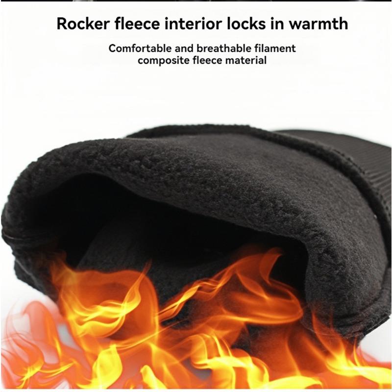 1 pair with Dean Overdue Islamic Art Quotes Quick Buckle Textwinter gloves Winter Thermal Gloves Touch Screen Touch Screen Compatible Hiking full finger gloves for men women Soft Christmas gifts