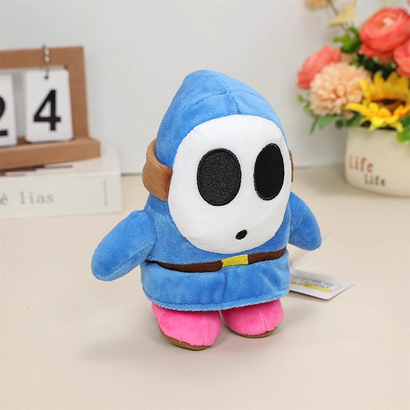Cute Super Mario Bros Shy Guy Plush Colors Soft animal plush Stuffed Toys Doll Gift 6"