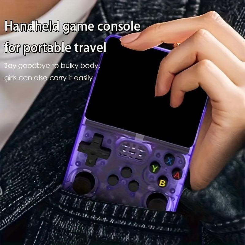 R36s Retro Handheld Game Console, Portable Compact Gaming Device, Ideal for Travel and Leisure, Perfect Entertainment Choice
