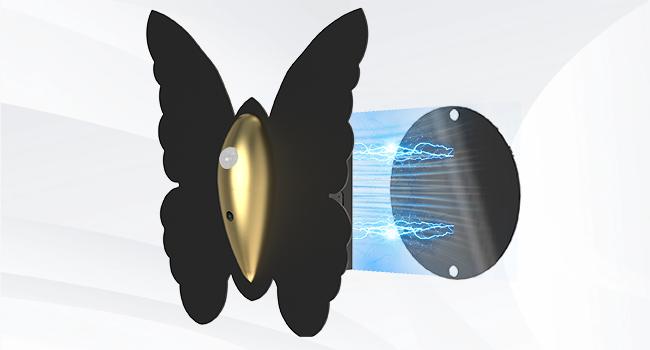 Spring Sales 2 Pack Smart Montion Sensor Butterfly wall Lights W/ Remote Control Rechargeable 5000mAh Battery USB-C Charging 3 Color Temperatures for Bedroom Living Room