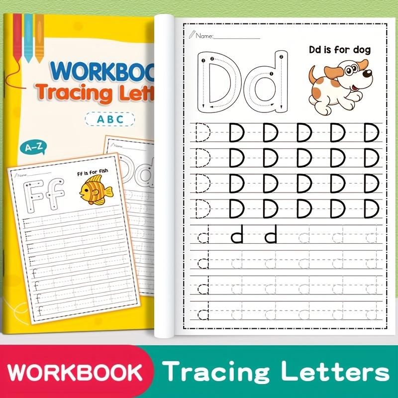 This 32-Page Children'S Writing Practice Book Is Designed For Preschool Children And Is Suitable For Home And School Use, School Supplies, Early Education, Learning Activity Book, Learning Materials, Alphabet Practice Book, Tracing Preschool Books