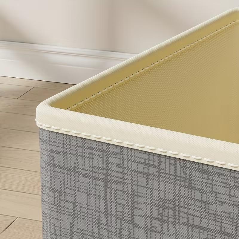Convenient Storage Box, Multifunctional Organizer, Dustproof Foldable Container, Simple Design, Practical and Useful