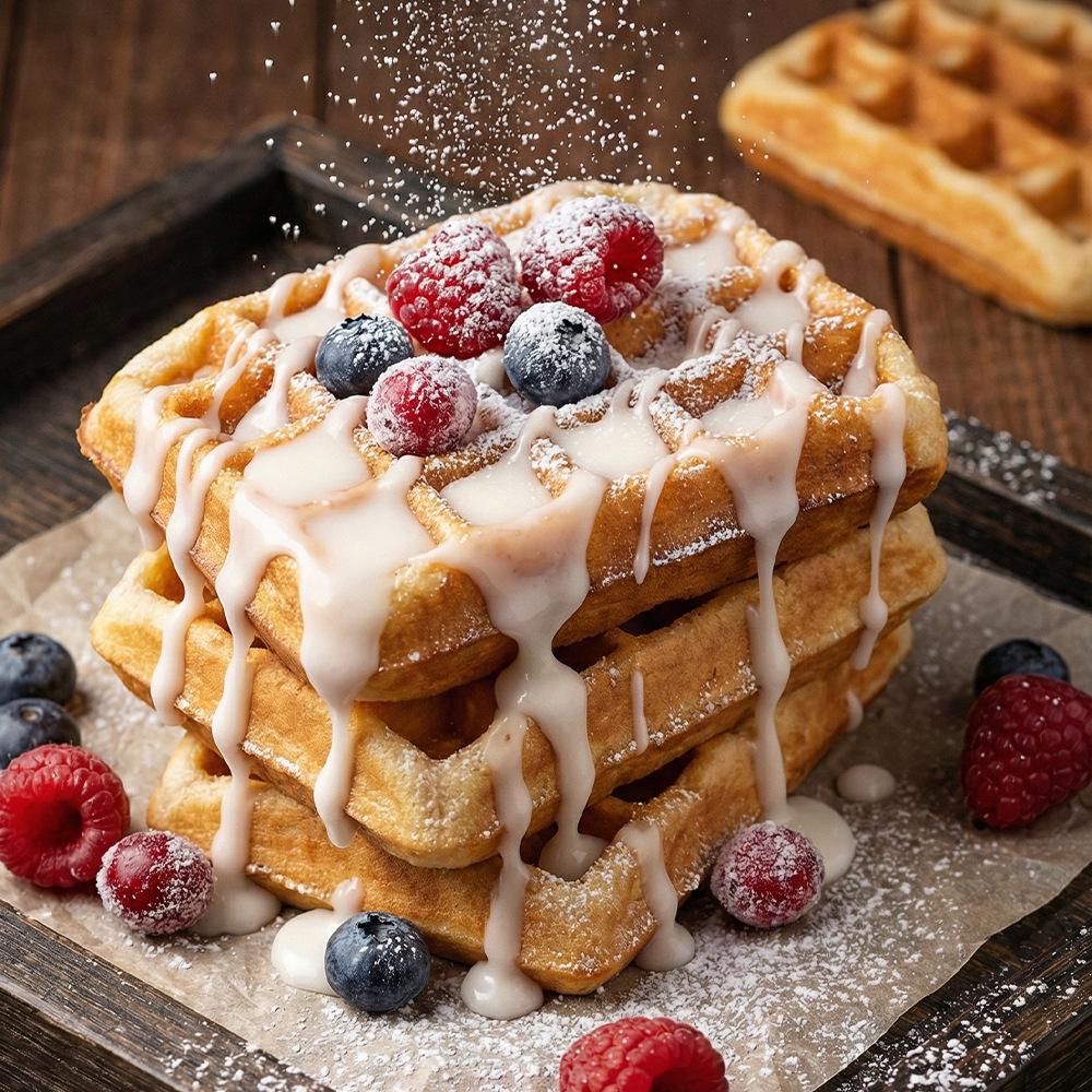 Simulation Waffle Silicone Mold DIY Handmade Creative Multi-purpose Dessert Decoration Decoration Scented Candle Kneading Mold for Handmade Lovers