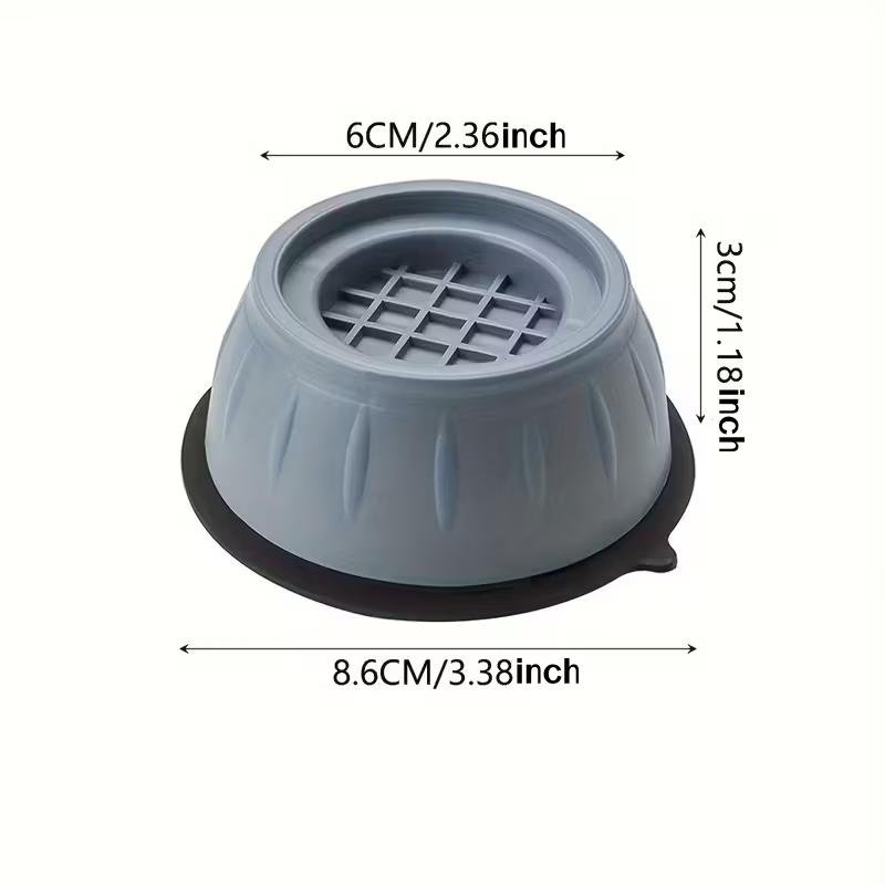 Anti-vibration noise reducing mat for washing machines, heavy design increases appliance stability, suitable for home washers, dryers, kitchen appliances, and dorms, compatible with multiple appliances, easy to use