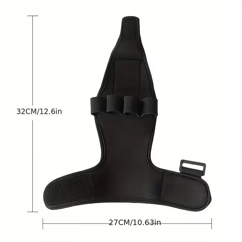 Adjustable Knitted Polyester Finger Exerciser Aid, Stroke Rehabilitation Training Hand Support, Elderly & Hemiplegia Recovery, Fist Strength Development