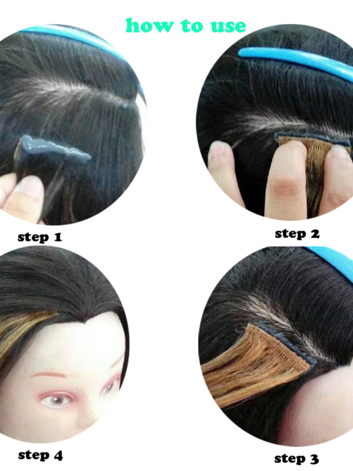 2 Oz 60 ml Black Hair Weft Bonding Glue Hair Weave bond
