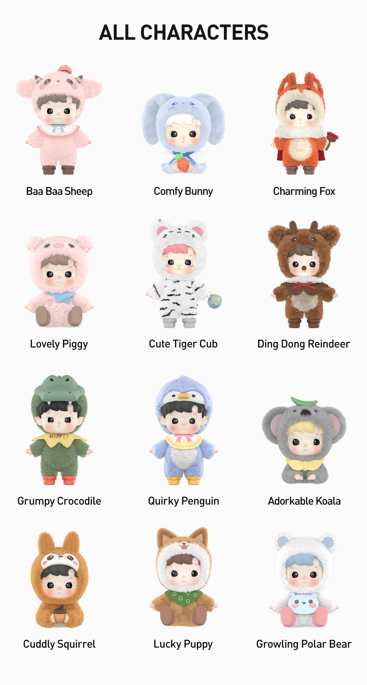 POP MART HACIPUPU Snuggle With You Series Figures, Blind Box, Mystery Box