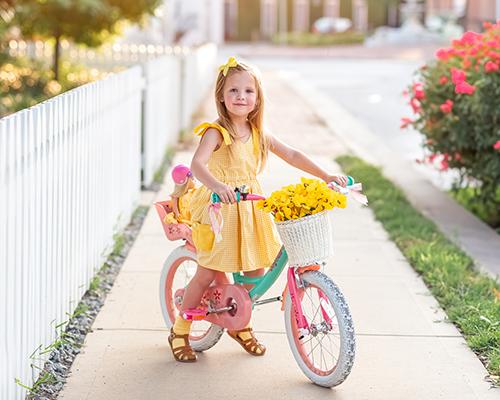 JOYSTAR Girls Bike for 2-9 Years Old Kids 12-18 Inch with Training Wheels Basket and Doll Seat kickstand boy girl